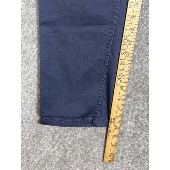 Saks Fifth Avenue Straight Leg Pants Mens Size 34x32 Stretch Blue‎ 5 Pocket - Picture 9 of 10
